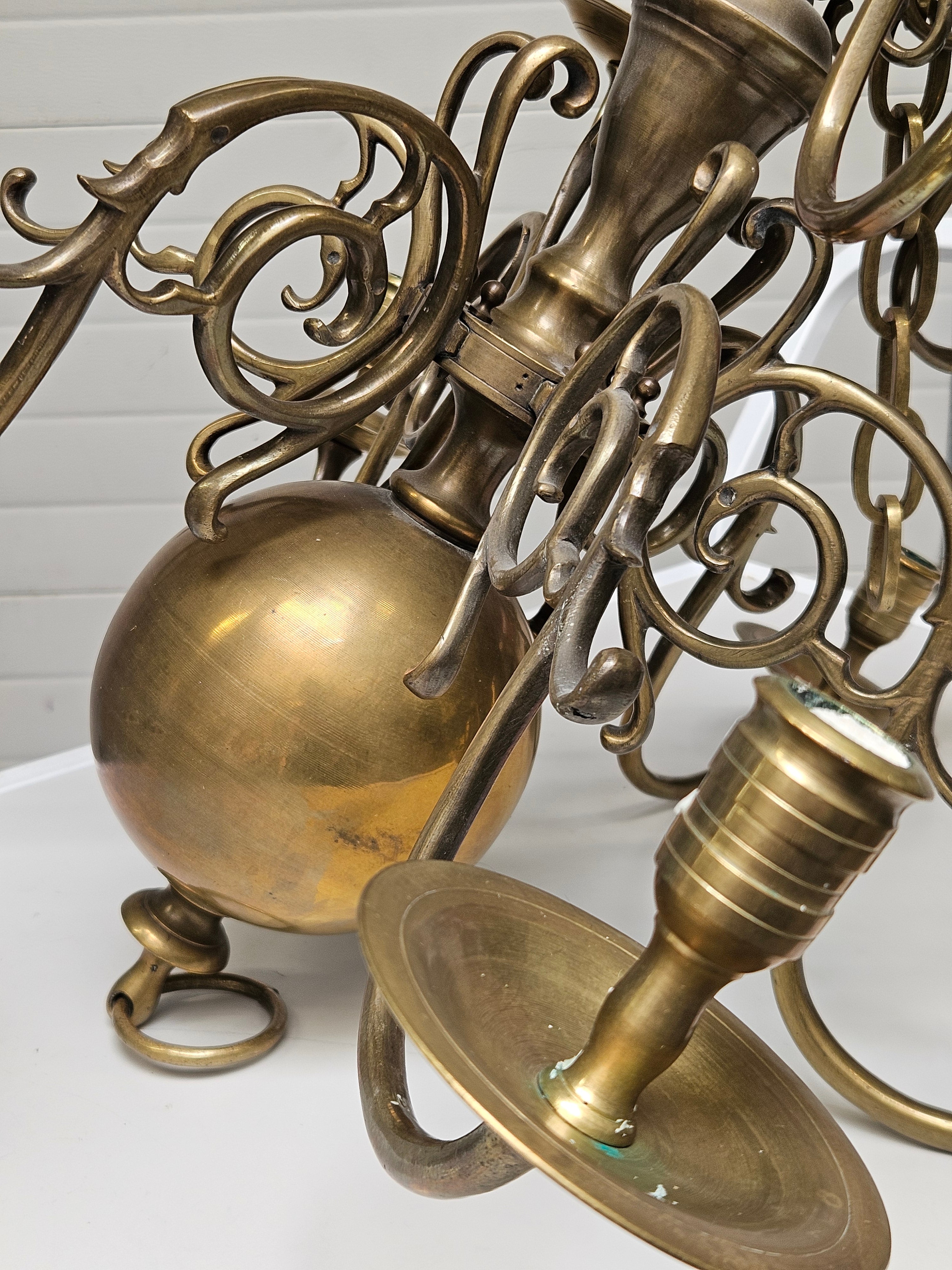 Lysekrone til stearinlys